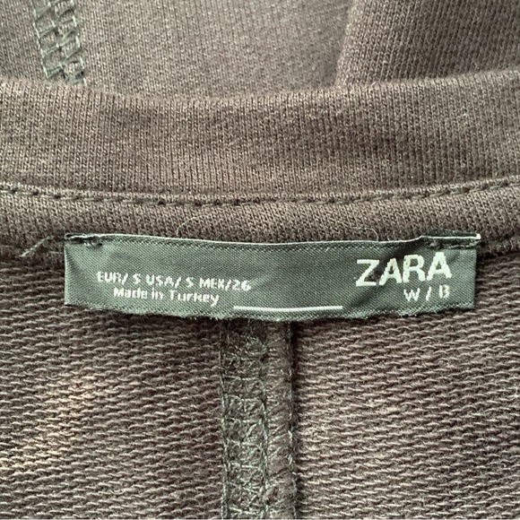 Zara Plaid Sleeve Tunic Sweater Dress - Picture 6 of 6